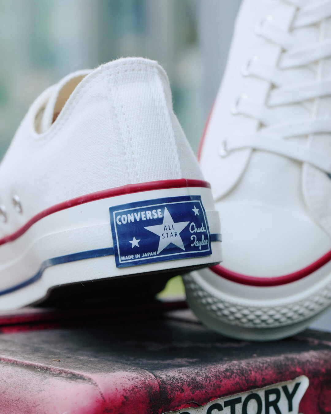 【2024年 11/15 発売】帆布「富士金梅」のキャンバスを採用した CONVERSE TimeLine ALL STAR J VTG 57 OX (コンバース タイムライン オールスター ビンテージ)