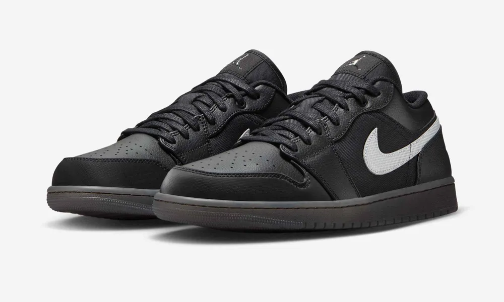 【2025年 発売予定】NIKE AIR JORDAN 1 LOW “Black/Reflective Swooshe” (ナイキ エア ジョーダン 1 ロー “ブラック/リフレクティブスウッシュ”) [HV5968-001]