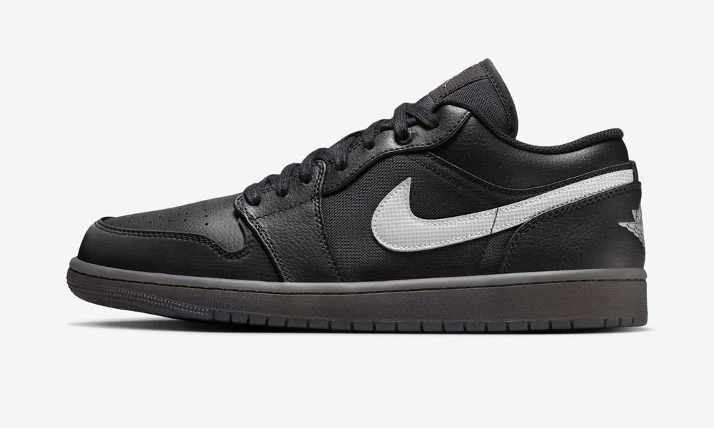 【2025年 発売予定】NIKE AIR JORDAN 1 LOW “Black/Reflective Swooshe” (ナイキ エア ジョーダン 1 ロー “ブラック/リフレクティブスウッシュ”) [HV5968-001]