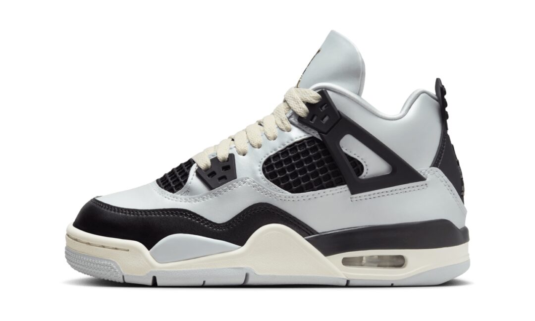 【2024年 11/18 発売】NIKE GS AIR JORDAN 4 “Pure Platinum/Metallic Gold” (ナイキ エア ジョーダン 4 “ピュアプラチナム/メタリックゴールド”) [FZ8585-070]