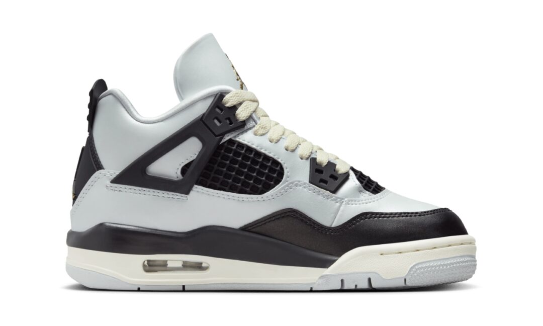 【2024年 11/18 発売】NIKE GS AIR JORDAN 4 “Pure Platinum/Metallic Gold” (ナイキ エア ジョーダン 4 “ピュアプラチナム/メタリックゴールド”) [FZ8585-070]