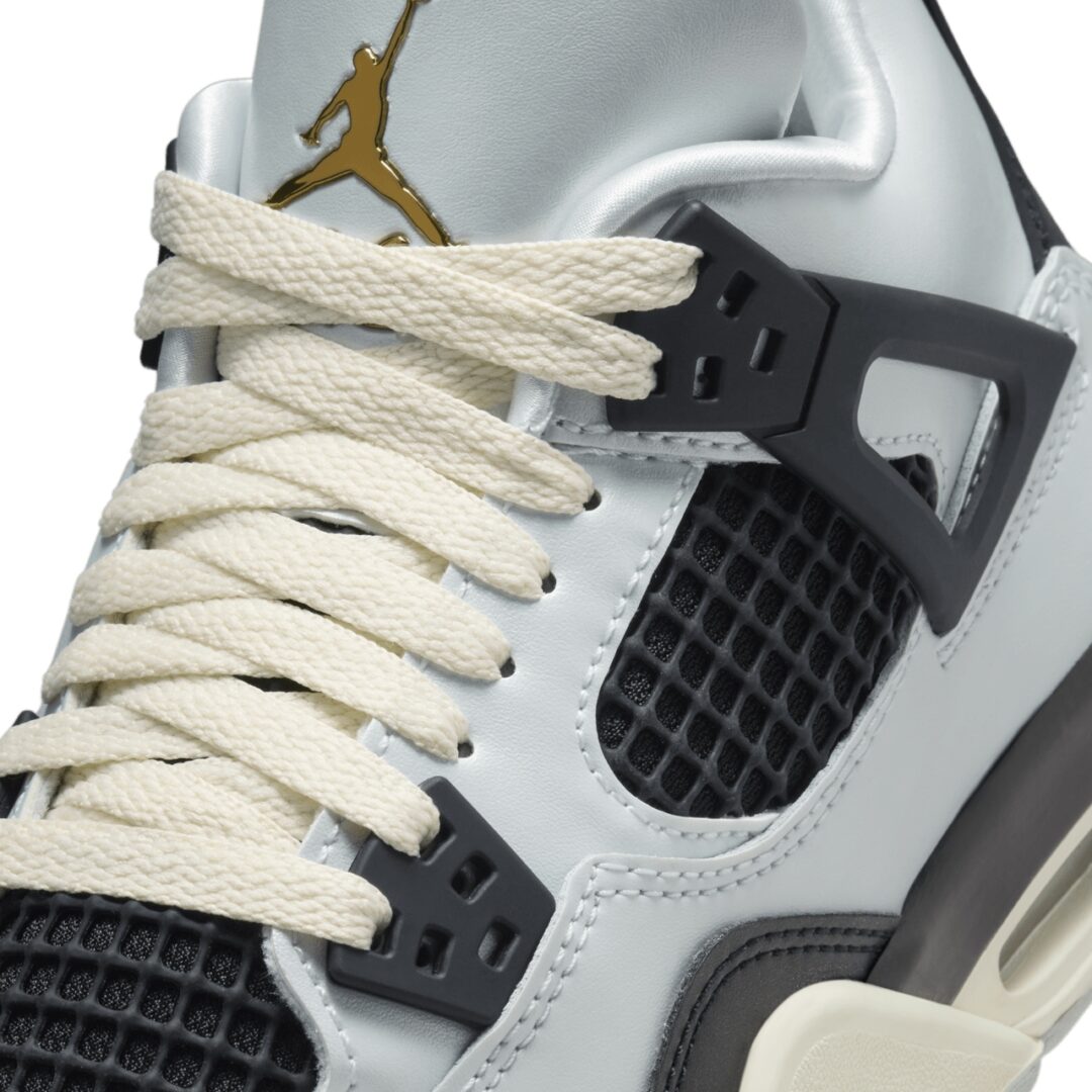 【2024年 11/18 発売】NIKE GS AIR JORDAN 4 “Pure Platinum/Metallic Gold” (ナイキ エア ジョーダン 4 “ピュアプラチナム/メタリックゴールド”) [FZ8585-070]