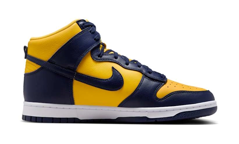 【2025年 復刻予定】NIKE DUNK HIGH “Michigan/Varsity Maize/Midnight Navy” (ナイキ ダンク ハイ “ミシガン/バーシティメイズ/ミッドナイトネイビー”) [HF3143-700]