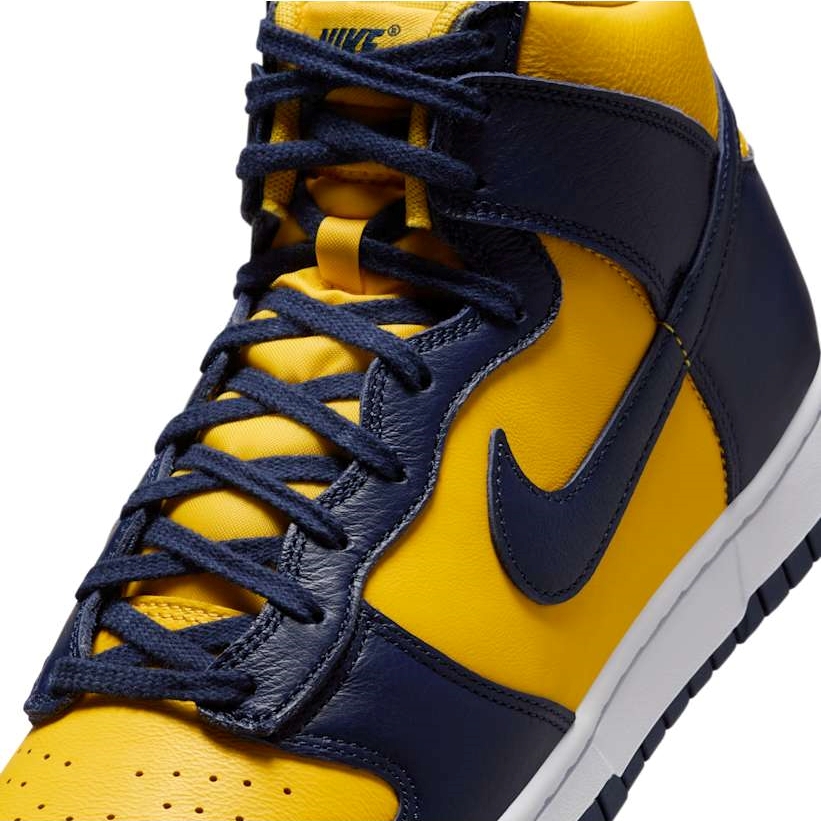 【2025年 復刻予定】NIKE DUNK HIGH “Michigan/Varsity Maize/Midnight Navy” (ナイキ ダンク ハイ “ミシガン/バーシティメイズ/ミッドナイトネイビー”) [HF3143-700]