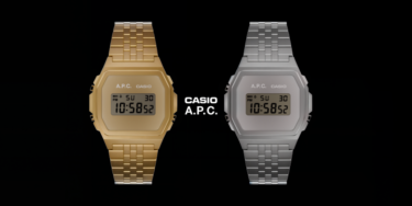 A.P.C. × CASIO コラボレーションモデルが2024年 11/8 発売 (アー・ペー・セー カシオ)