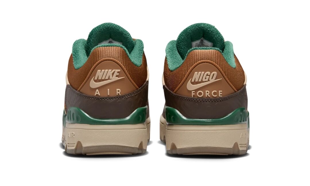 【2024年 12/19 発売】NIGO x NIKE AIR FORCE 3 LOW “Baroque Brown/Fir” (ニゴー ナイキ エア フォース 3 ロー) [HQ0260-201]