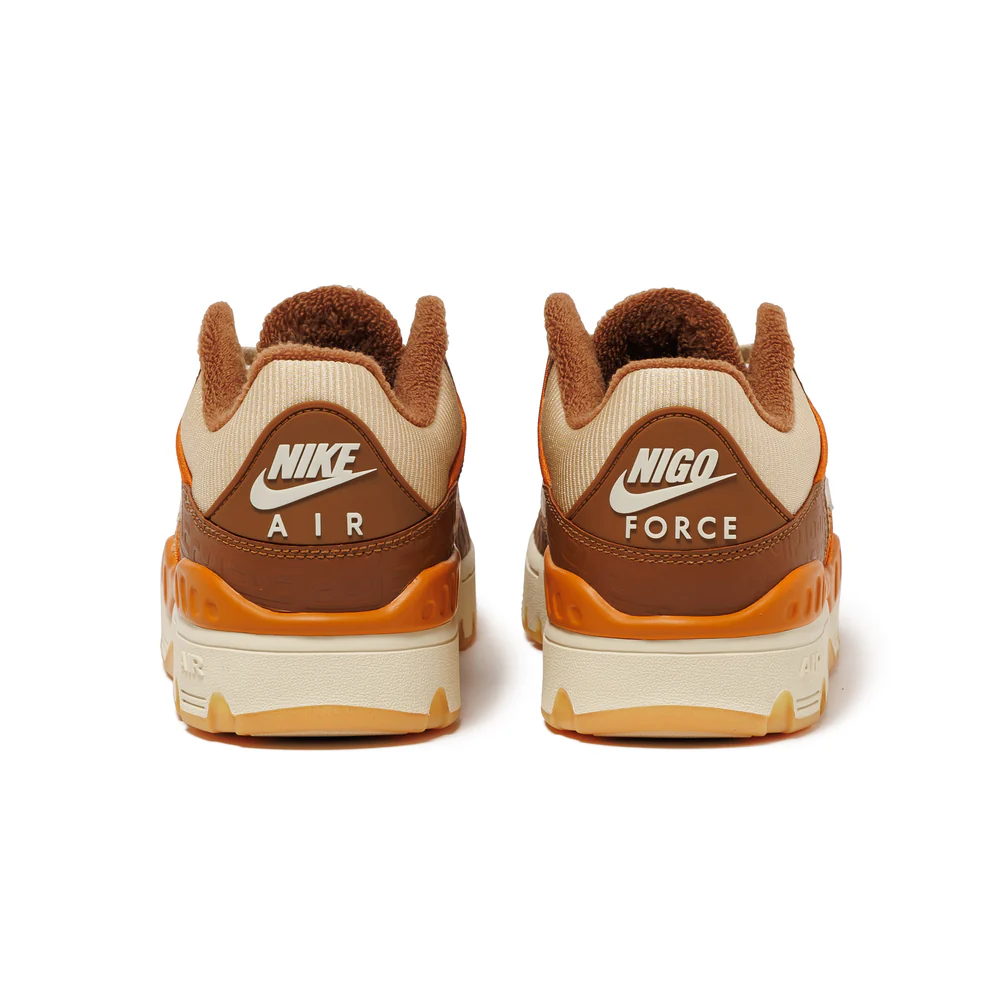 【2024年 12/19 発売】NIGO x NIKE AIR FORCE 3 LOW “Baroque Brown/Fir” (ニゴー ナイキ エア フォース 3 ロー) [HQ0260-201]