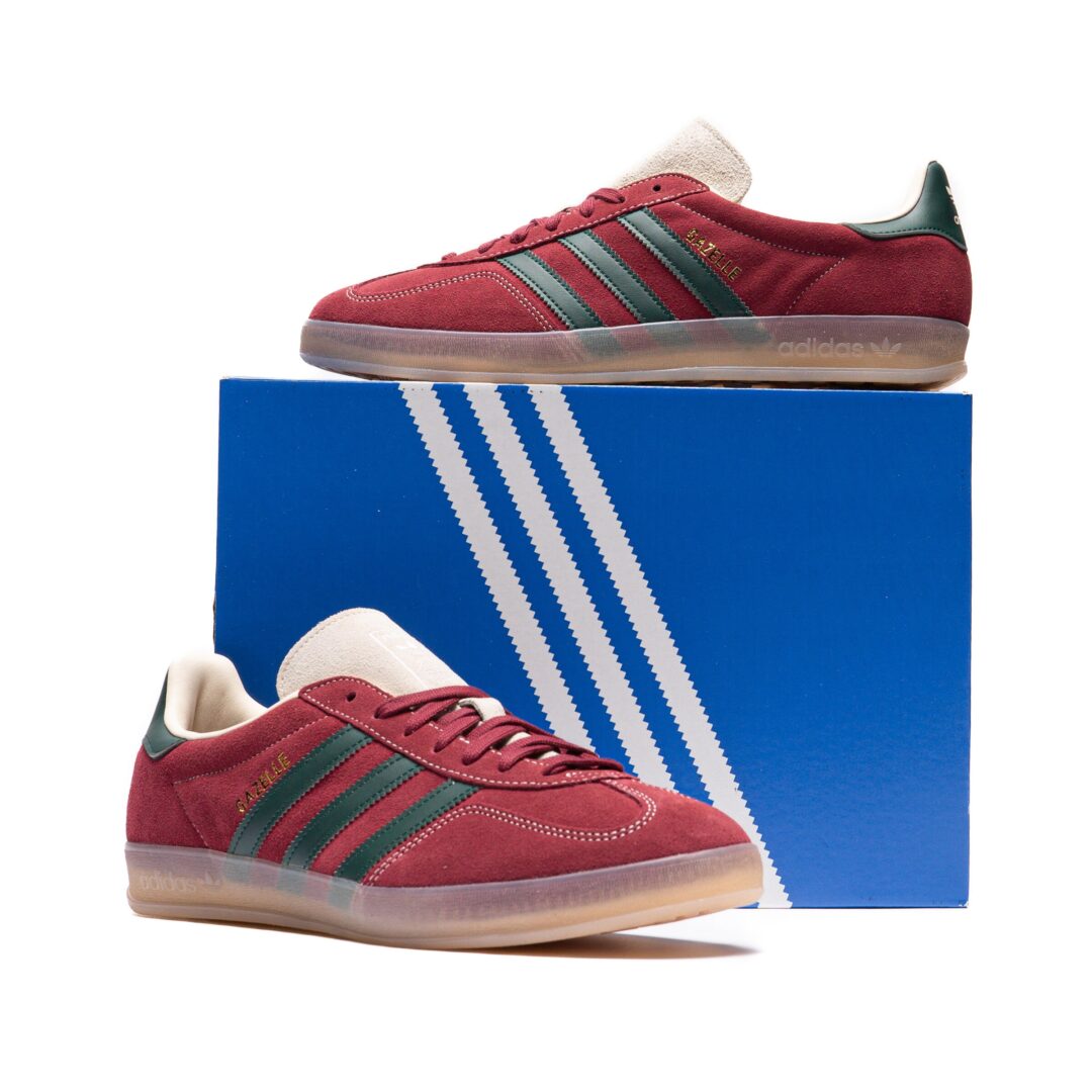 【2024年 発売】adidas Originals GAZELLE INDOOR “Shadow Red/Shadow Green” (アディダス オリジナルス ガゼル インドア “シャドウレッド/シャドウグリーン”) [JH5403]