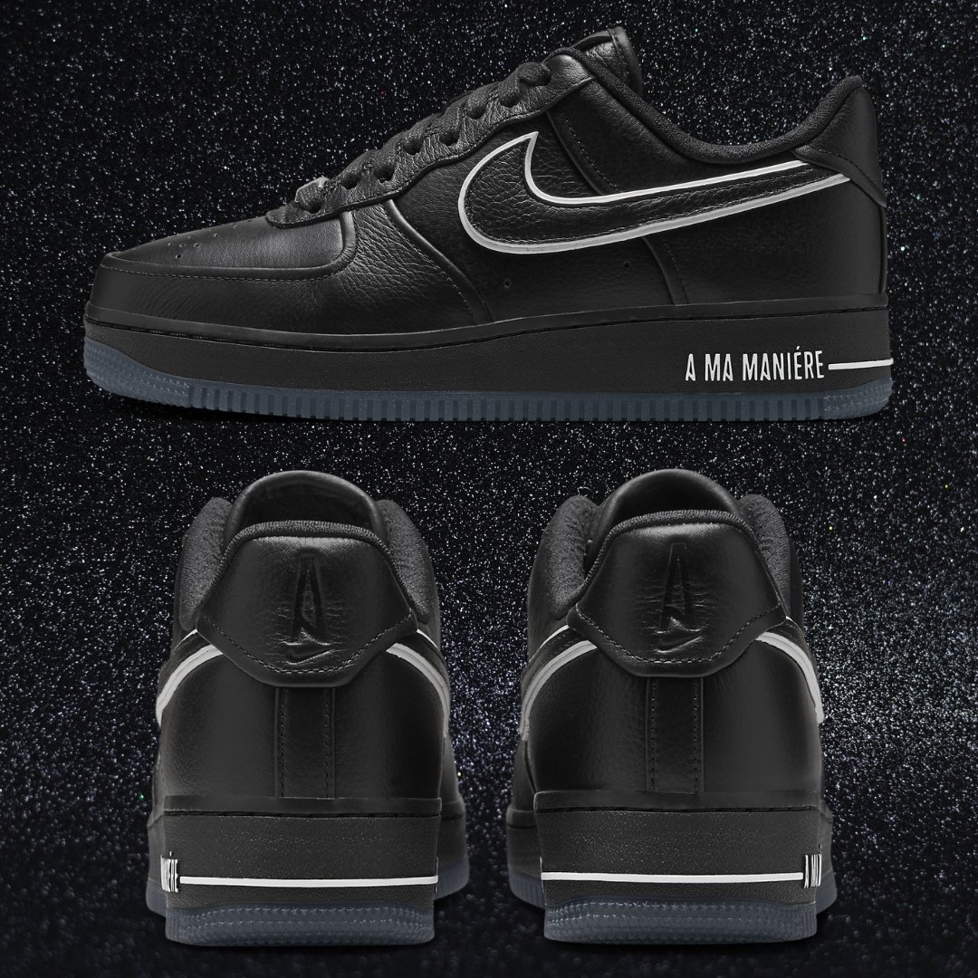 【2025年 秋 発売予定】A Ma Maniére × NIKE AIR FORCE 1 LOW “While You Were Sleeping/Black/White” (ア マ マニエール ナイキ エア フォース 1 ロー “ワイル ユー ワー スリーピング/ブラック/ホワイト”) [HF4084-001/HF4084-100]