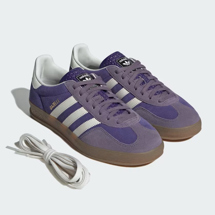 【2024年 11/15 発売】adidas Originals GAZELLE INDOOR “Collegiate Purple/Cloud White” (アディダス オリジナルス ガゼル インドア “パープル/ホワイト”) [IF9645]