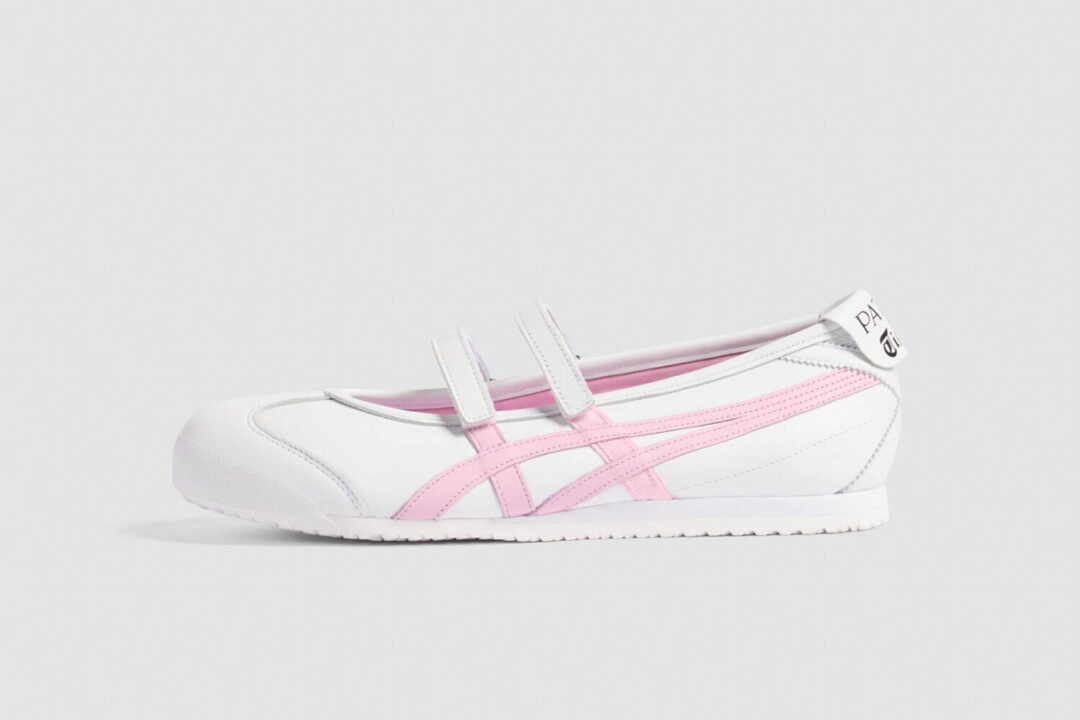 グログランリボン付きMEXICO 66やバレエシューズからインスパイアされたPATOU x Onitsuka Tiger コラボレーションが2024年 11/20 発売 (パトゥ オニツカタイガー)