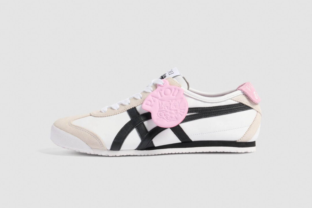 グログランリボン付きMEXICO 66やバレエシューズからインスパイアされたPATOU x Onitsuka Tiger コラボレーションが2024年 11/20 発売 (パトゥ オニツカタイガー)