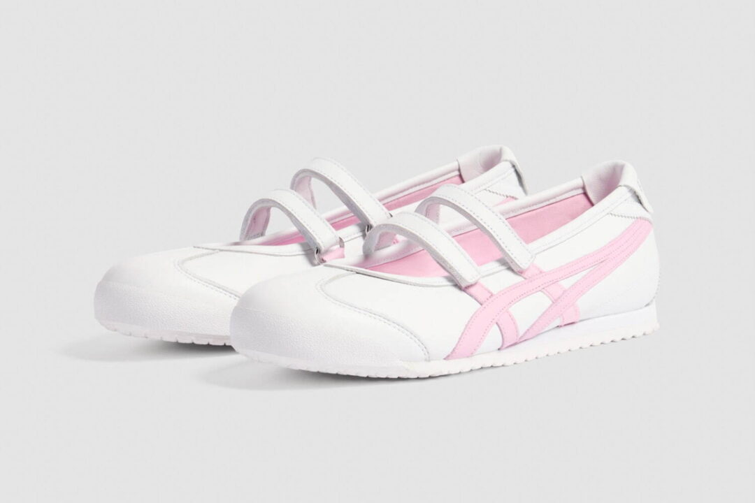 グログランリボン付きMEXICO 66やバレエシューズからインスパイアされたPATOU x Onitsuka Tiger コラボレーションが2024年 11/20 発売 (パトゥ オニツカタイガー)