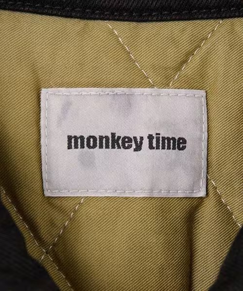 monkey time パデッド オーバーダイ デニム ワーク ジャケットが2025年 1月中旬 発売 (モンキータイム)