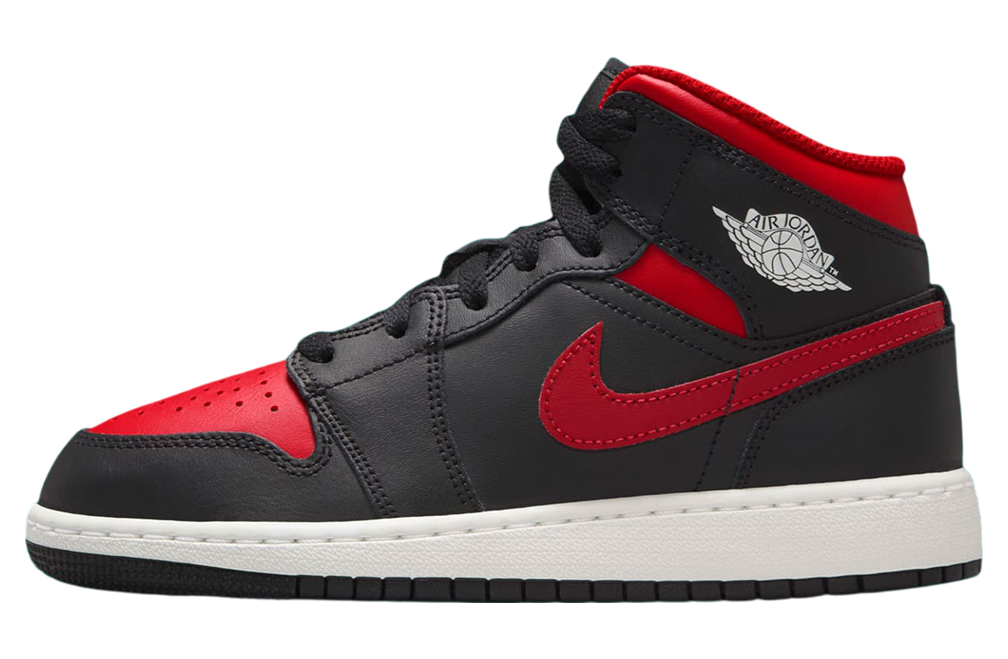 【2025年 発売予定】NIKE AIR JORDAN 1 MID “Bred/Black/Red” (ナイキ エア ジョーダン 1 ミッド “ブレッド/ブラック/レッド”) [DQ8426-067]