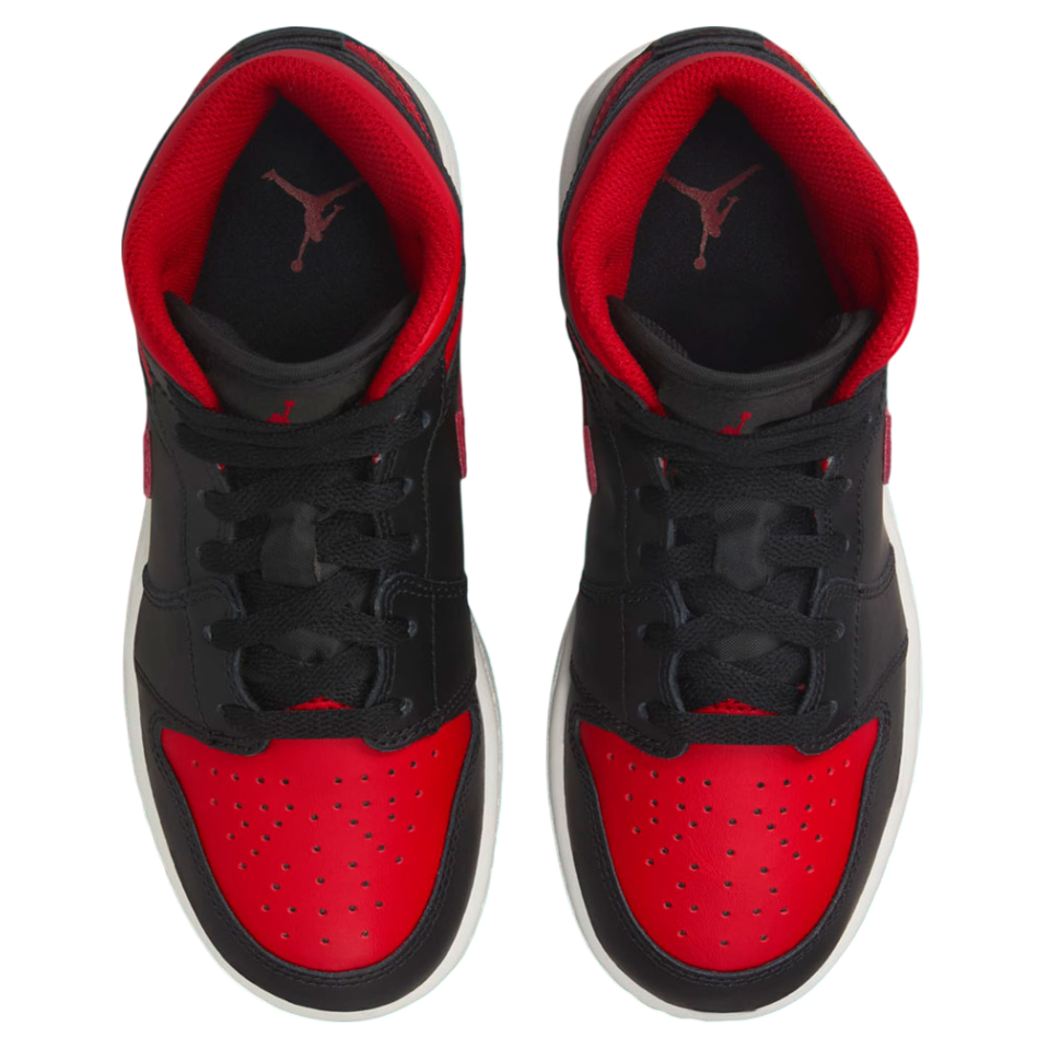 【2025年 発売予定】NIKE AIR JORDAN 1 MID “Bred/Black/Red” (ナイキ エア ジョーダン 1 ミッド “ブレッド/ブラック/レッド”) [DQ8426-067]