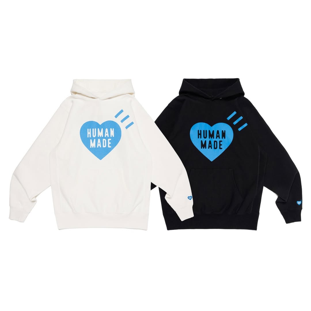 【店舗別カラー】HUMAN MADE “HEART HEAVYWEIGHT HOODIE”が11/30 発売 (ヒューマンメイド 2024 FW)