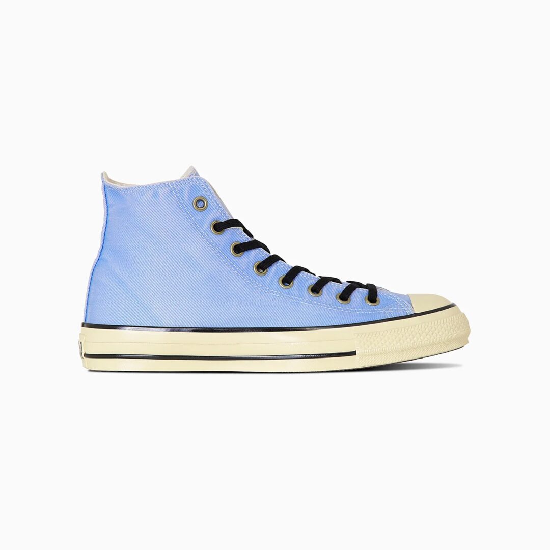 【2024年 11/22 発売】古着のワークウエアをモチーフにした CONVERSE ALL STAR US AGEDWORK HI “Light Blue” (コンバース オールスター エイジドワーク “ライトブルー”)