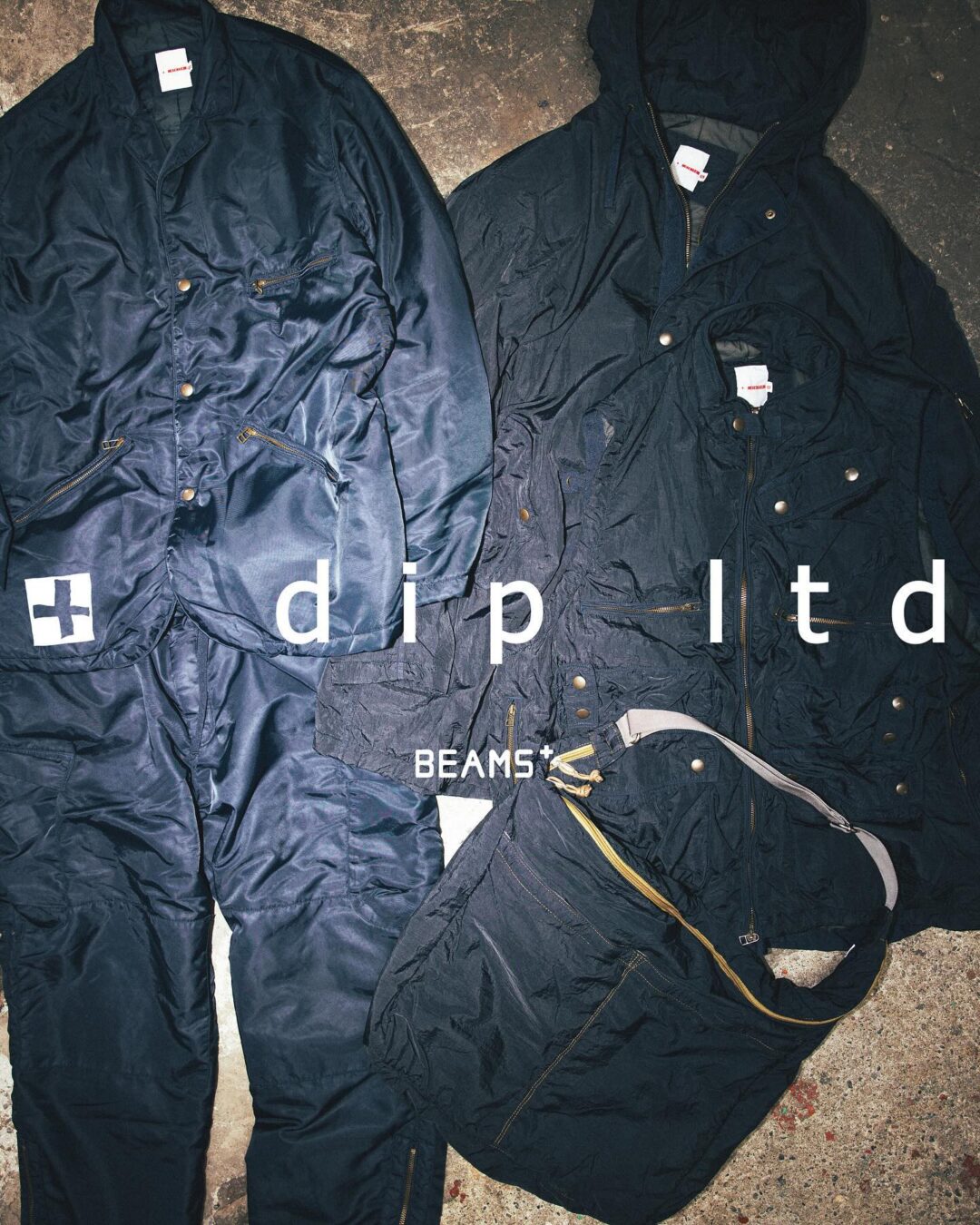 dip × BEAMS PLUS 中綿を封入した“MIL PUFF COLLECTION”が2024年 11/9 発売 (ディップ ビームス プラス)