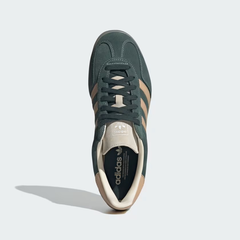 【2024年 発売】adidas Originals GAZELLE INDOOR “Shadow Green/Warm Sandstone” (アディダス オリジナルス ガゼル インドア “シャドウグリーン/ウォームサンドストーン”) [JH5402]