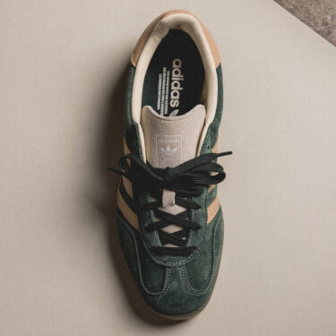 【2024年 発売】adidas Originals GAZELLE INDOOR “Shadow Green/Warm Sandstone” (アディダス オリジナルス ガゼル インドア “シャドウグリーン/ウォームサンドストーン”) [JH5402]