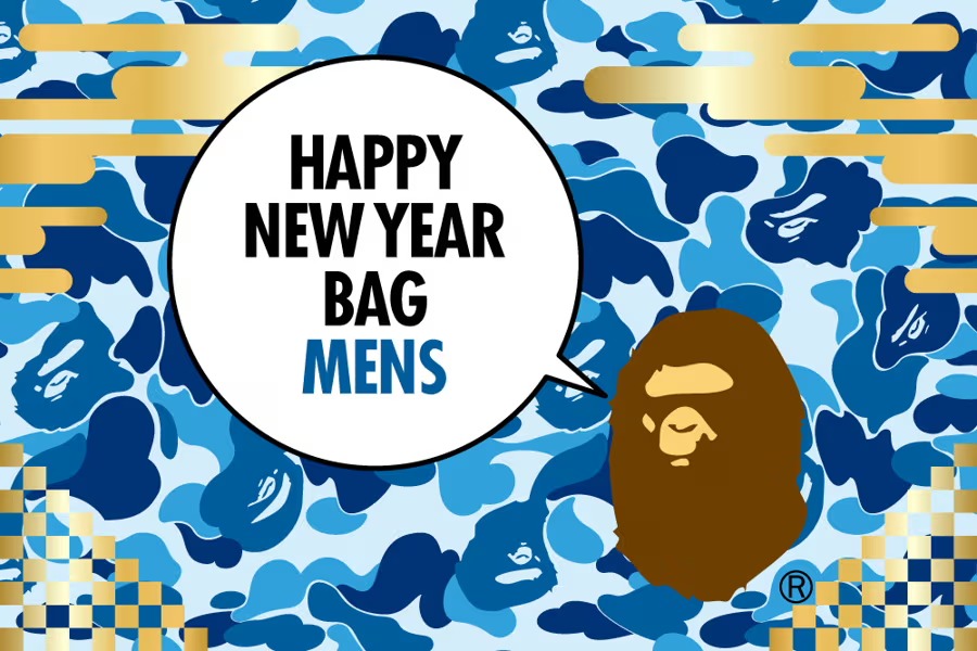 A BATHING APEから3タイプの「BAPE HAPPY NEW YEAR BAG 2025」web受注が11/21 スタート (ア ベイシング エイプ 福袋)