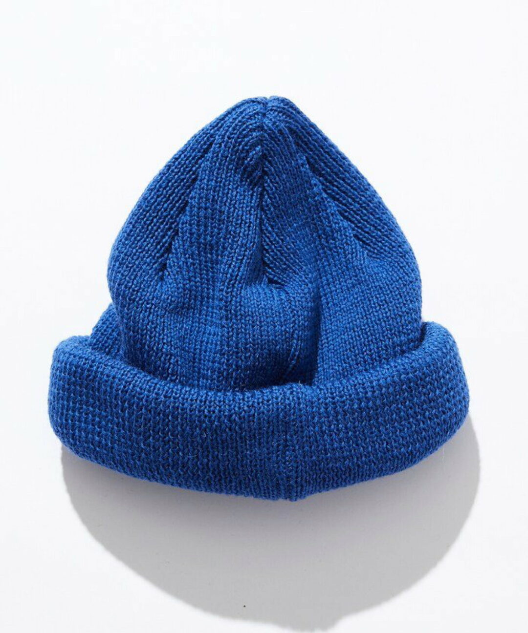 ブリティッシュ/アメリカンウールの糸をブレンドしたCAHLUMN “Wool Rib Beanie” (カウラム “ウール リブ ビーニー”)