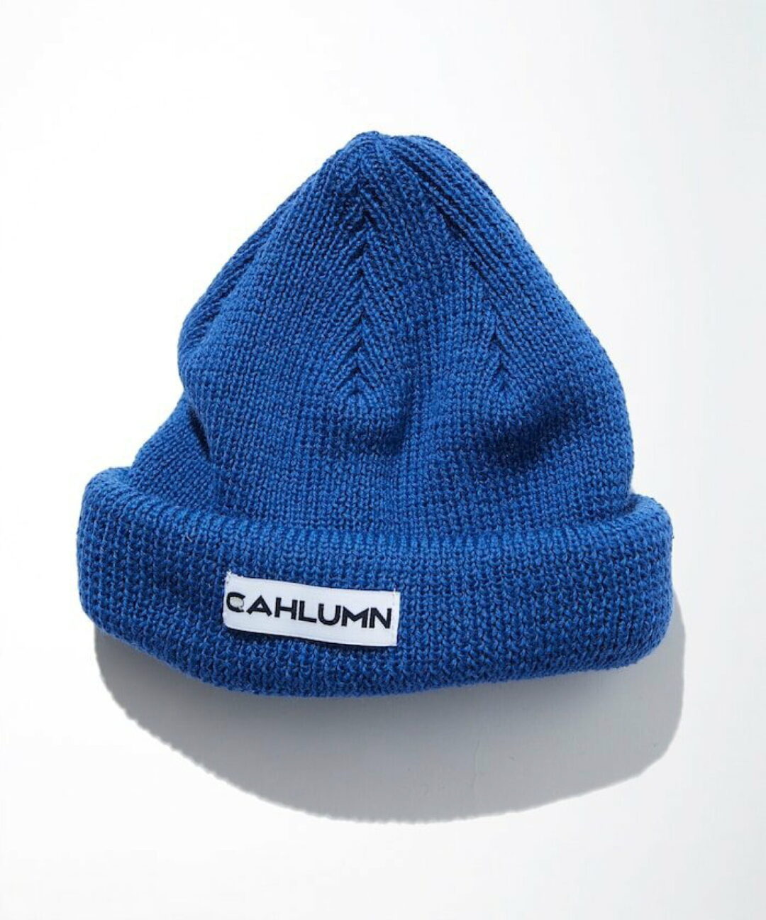 ブリティッシュ/アメリカンウールの糸をブレンドしたCAHLUMN “Wool Rib Beanie” (カウラム “ウール リブ ビーニー”)