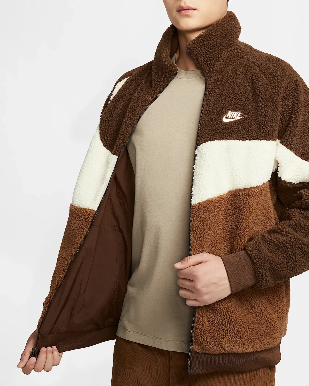 【2024年】ナイキ スポーツウェア スウッシュ フルジップ リバーシブル ボア ジャケット (NIKE NSW SWOOSH FULL ZIP REVERSIBLE BOA JACKET) [BQ6546-259/BQ6546-411]