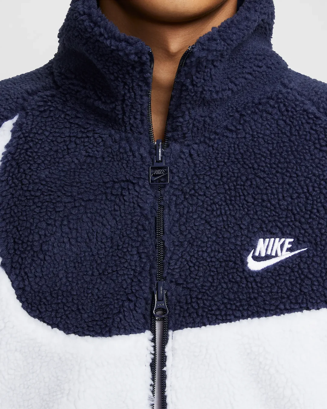 【2024年】ナイキ スポーツウェア スウッシュ フルジップ リバーシブル ボア ジャケット (NIKE NSW SWOOSH FULL ZIP REVERSIBLE BOA JACKET) [BQ6546-259/BQ6546-411]