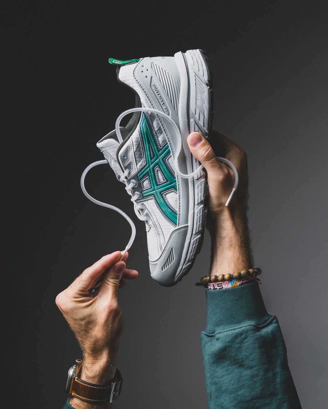 【2024年 11/16 発売】HIDDEN NY x ASICS GEL-VENTURE 6 SHIELD “White/Wasabi” (ヒドゥンニューヨーク アシックス ゲルベンチャー シールド) [1203A778]