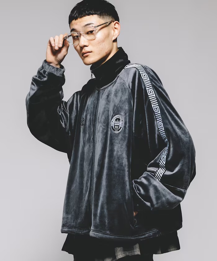 FREAK’S STORE × UMBRO 別注 Velour Track Jacket (フリークスストア アンブロ)