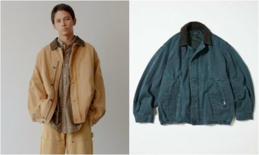 「NAUTICA/ノーティカ」ヘビーオンスキャンバスを使用したジップブルゾン “Crushed Duck Blouson”が2025年 1月上旬 発売