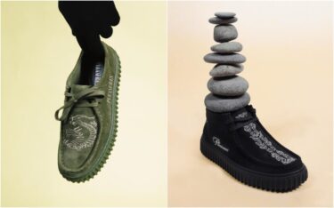 【2024年 11/22 発売】PLEASURES x Clarks Torhill "Black/Green" (プレジャーズ クラークス トーヒル) [1203A622.700]