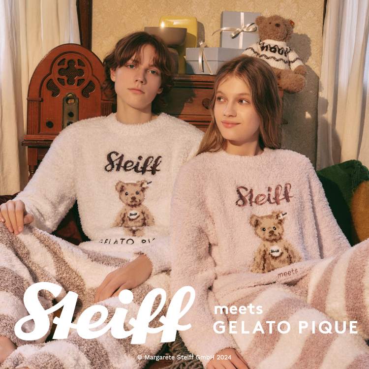 gelato pique × Steiff コラボ第2弾が2024年 12/4 発売 (ジェラート ピケ シュタイフ)