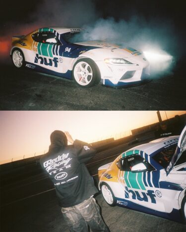 HUF × GREDDY GREDDY FORMULA DRIFT CAPSULEが2024年 11/8 発売 (ハフ グレッディ "フォーミュラ ドリフト カプセル")