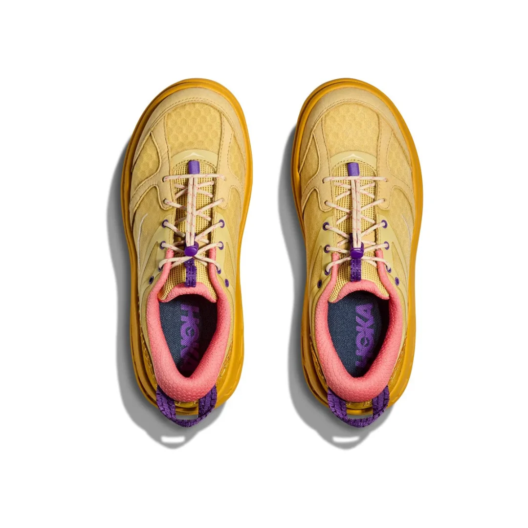 【2024年 12/2 発売】HOKA U BONDI B3 “Flaxseed/Varsity Yellow” (ホカ ボンダイ) [1155351-FSD]