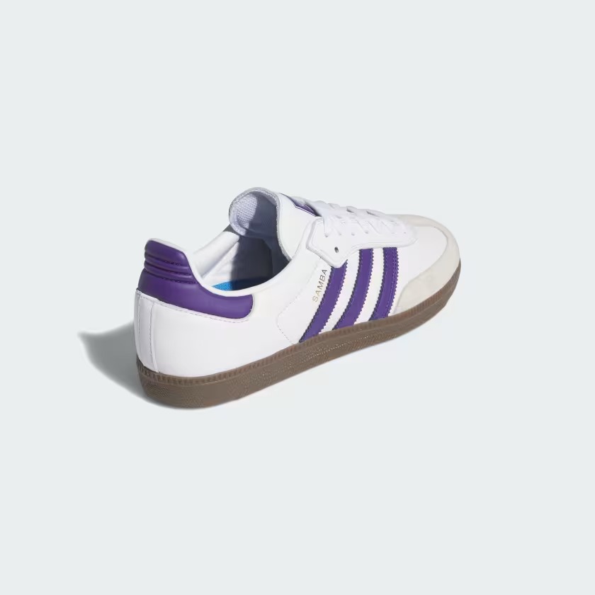 【国内ムラサキスポーツ限定カラー】adidas skateboarding SAMBA ADV “Cloud White/College Purple” (アディダス スケートボーディング サンバ) [IE6613]