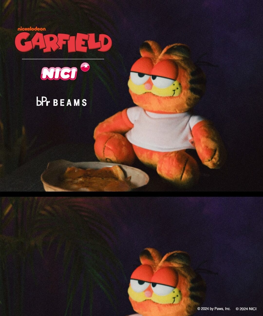 bPr BEAMS × NICI 別注 “Garfield” シリアルナンバー入りぬいぐるみが発売 (ビームス ニキ ガーフィールド)