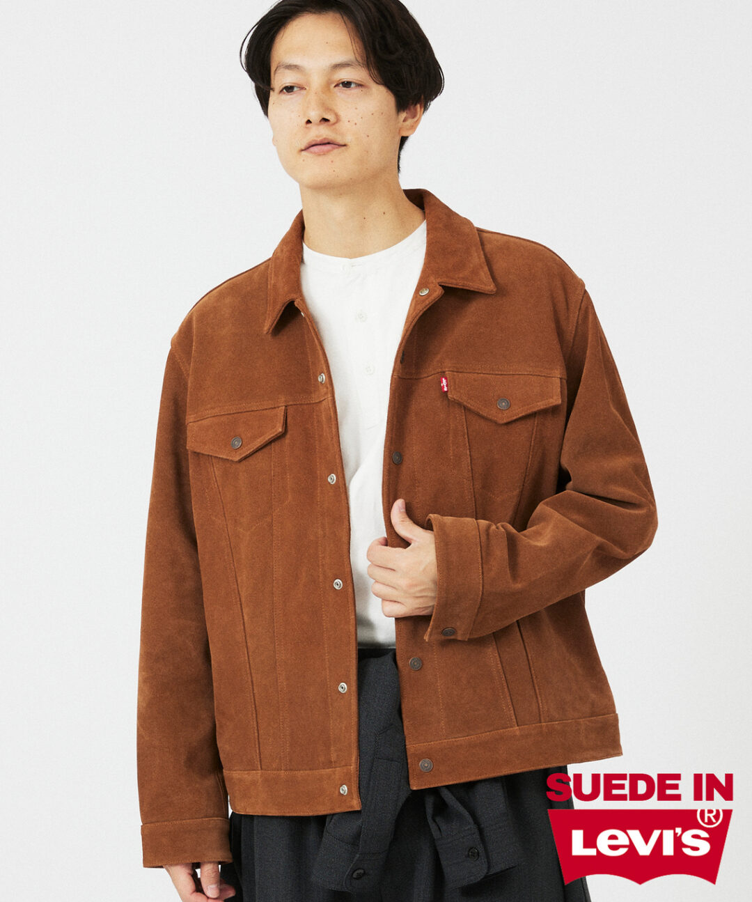 JOURNAL STANDARD relume × LEVI’S 別注 TYPE III スエード トラッカージャケットが2024年 12月中旬 発売 (ジャーナルスタンダード リーバイス)