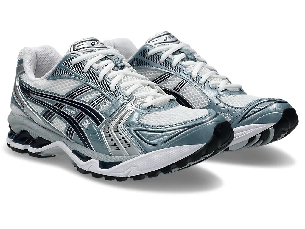 【2024年 発売】ASICS GEL-KAYANO 14 “White/Fjord Grey” (アシックス ゲルカヤノ) [1203A537.106]