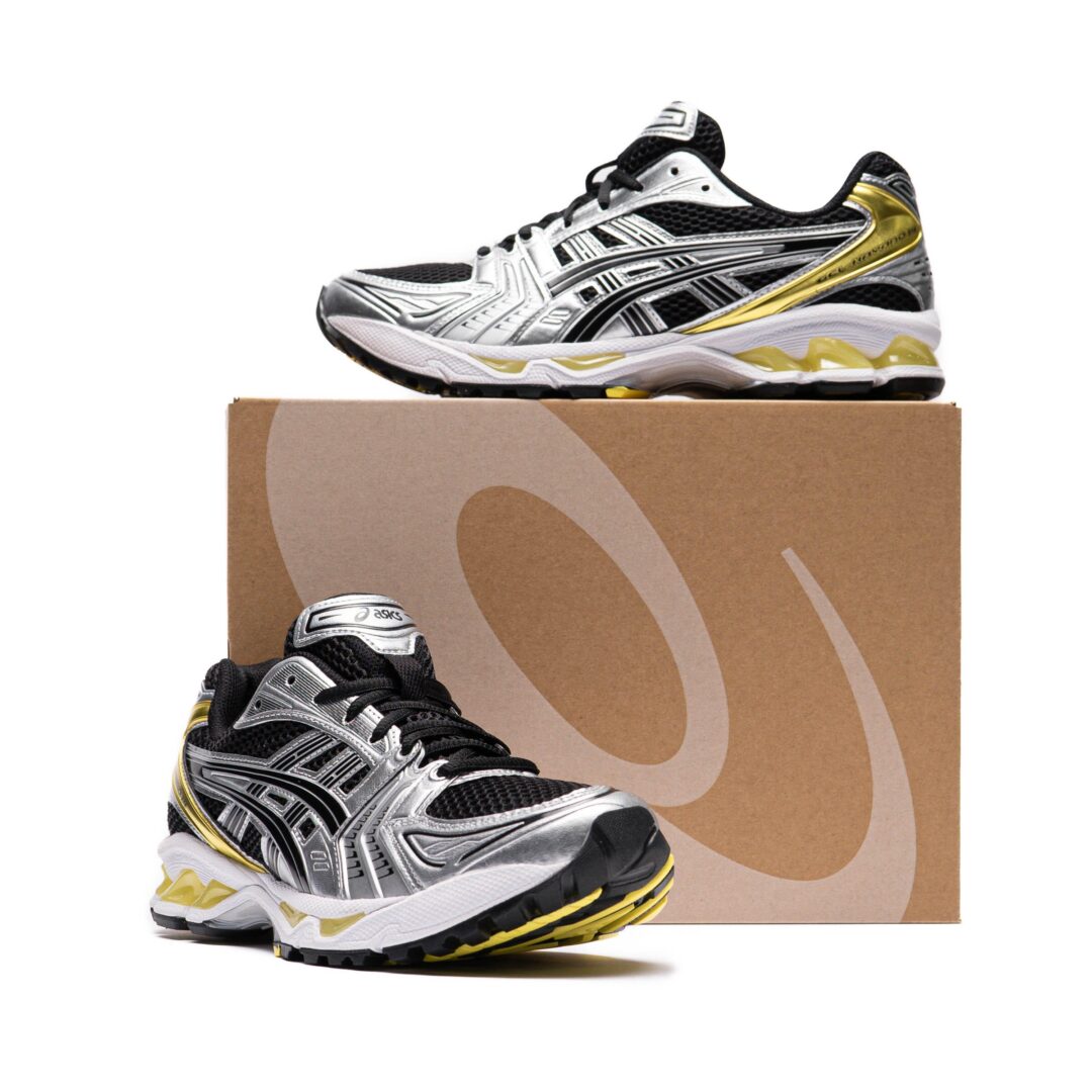 【2024年 発売】ASICS GEL-KAYANO 14 “Black/Lemon Spark” (アシックス ゲルカヤノ) [1203A537.001]