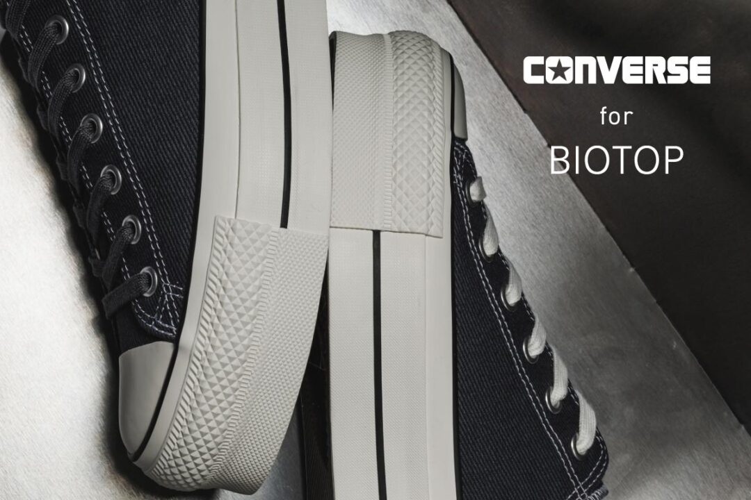 CONVERSE for BIOTOP 25SSシーズン「ALL STAR (R) LIFTED OX / BT」が2024年 12/26 発売 (コンバース ビオトープ オールスター リフテッド)