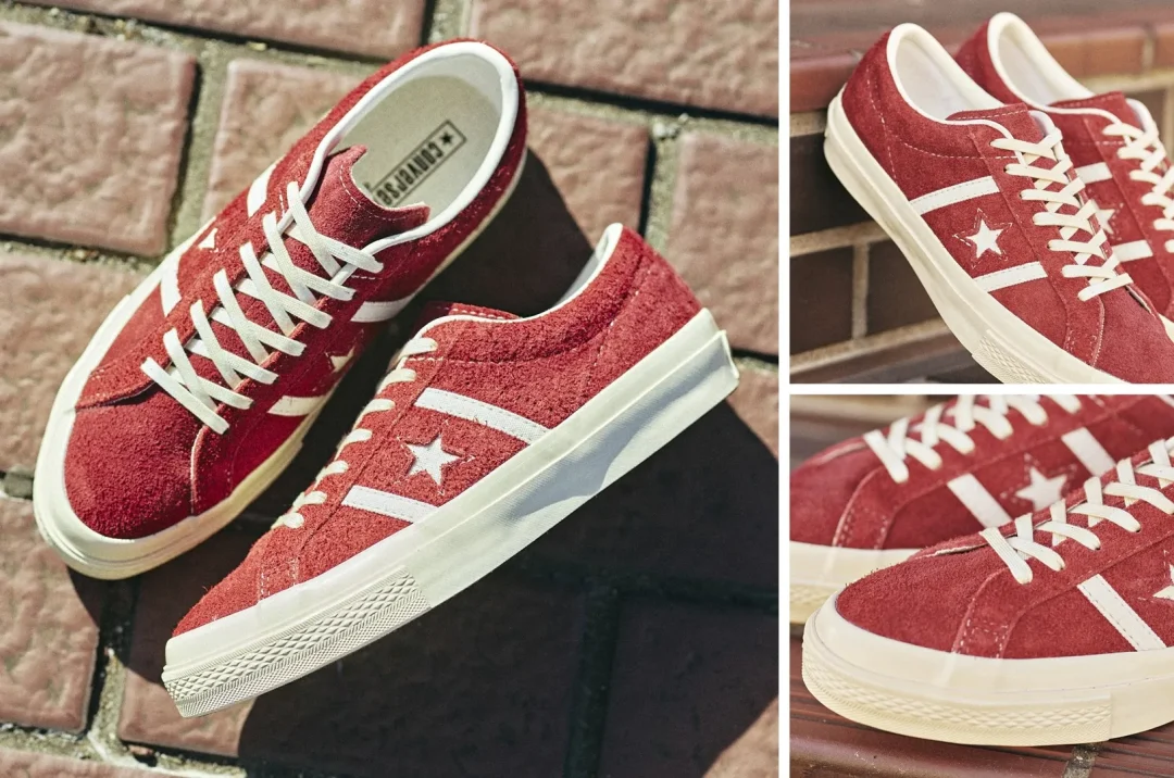 【2024年 12/20 発売】CONVERSE STAR&BARS SUEDE “Red” (コンバース スター＆バーズ US スエード) [35200840]