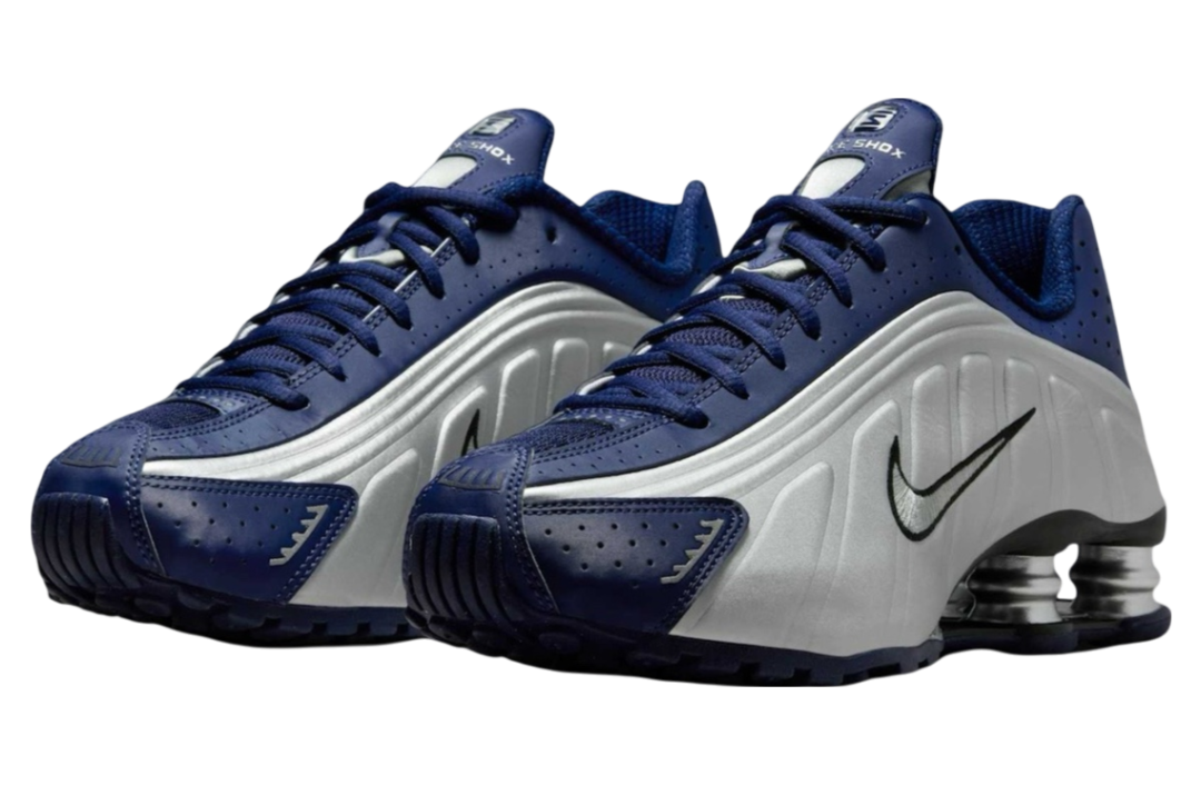 【2024年 12/19 発売】NIKE SHOX R4 “Blue Void/Metallic Silver” (ナイキ ショックス “ブルーヴォイド/メタリックシルバー”) [AR3565-400]