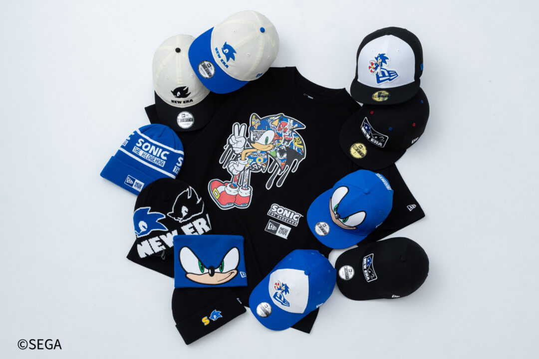 New Era × ソニック・ザ・ヘッジホッグ 初コラボが2025年 1/2 発売 (ニューエラ Sonic the Hedgehog)