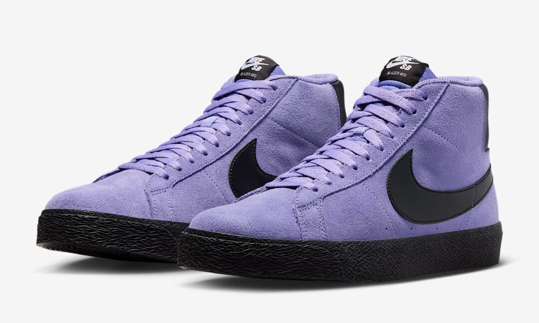 【2024年 発売】NIKE SB BLAZER MID "Dusty Amethyst/White/Black" (ナイキ ブレーザー ミッド "ダスティアメジスト/ホワイト/ブラック") [FD0731-500]