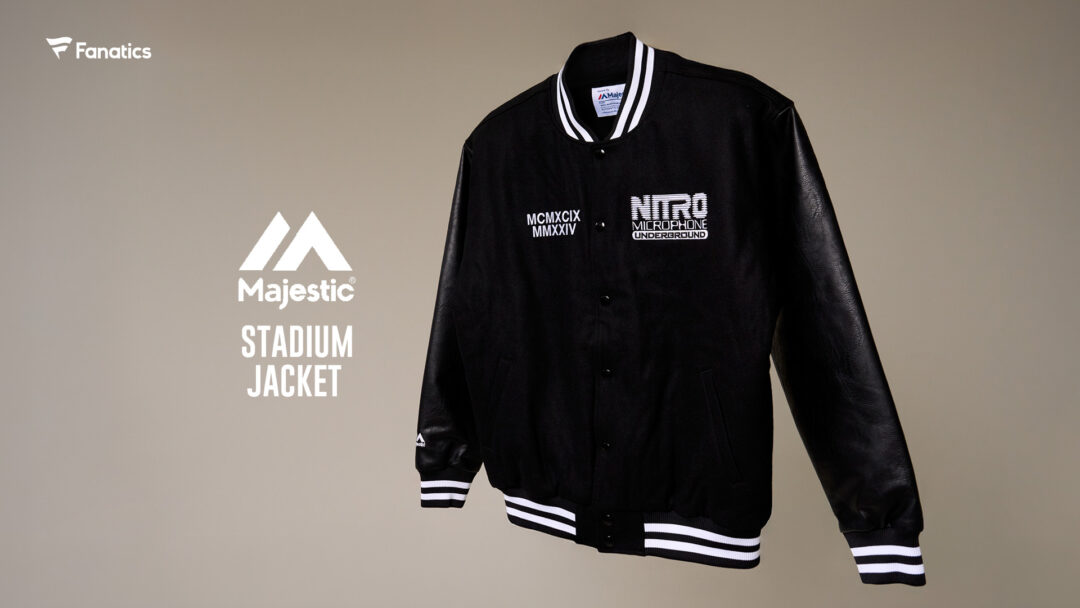 NITRO MICROPHONE UNDERGROUNDデビュー25周年アニバーサリーイヤーを締めくくるSPECIAL ORDER「Majestic」STADIUM JACKETが2024年 12/21 発売 (ニトロ・マイクロフォン・アンダーグラウンド)