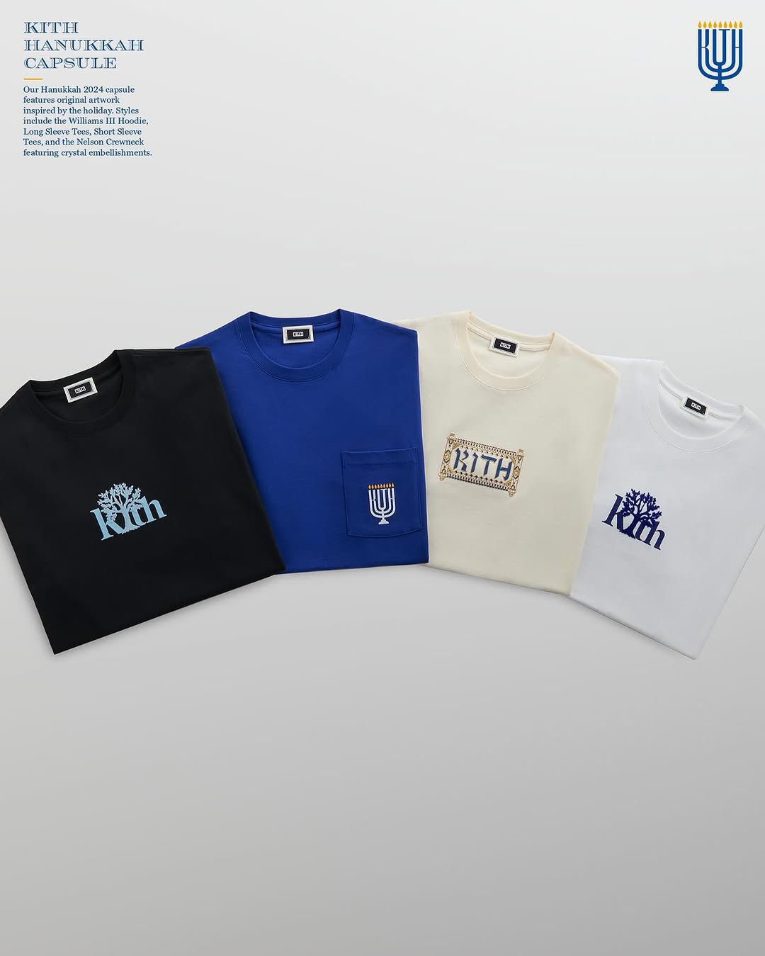 【2024年 12/20 発売】KITH “Hannukah 2024” Capsule (キス “ハヌカー”)