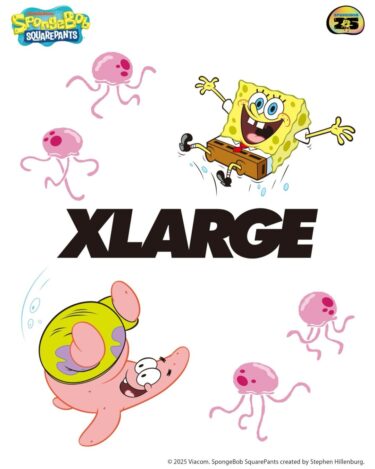 【2025年 初売り】XLARGE × スポンジ・ボブ コラボが2025年 1/1 発売 (エクストララージ SpongeBob)